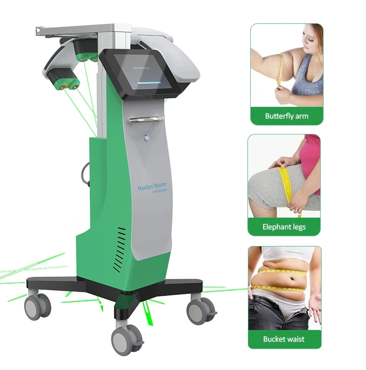 10d Cellulite Reduction 532nm Green Light Therapy Cold Laser Fast Slim Machine for Beauty Salon