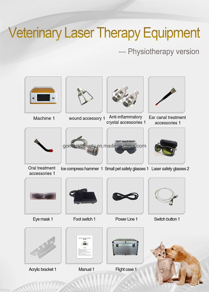 Veterinary Equipment Medical Laser Pet Physical Therapy Laser Therapy Physiotherapy