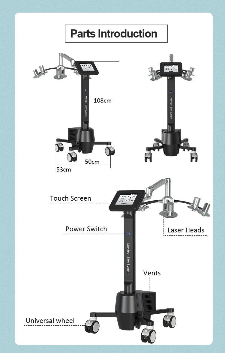 Trend 2023 Lipolysis Laser Liposuction 532nm Wavelength Cold Lipolysis 6D Laser Non-Invasive Lasershape Slimming Beauty Machine