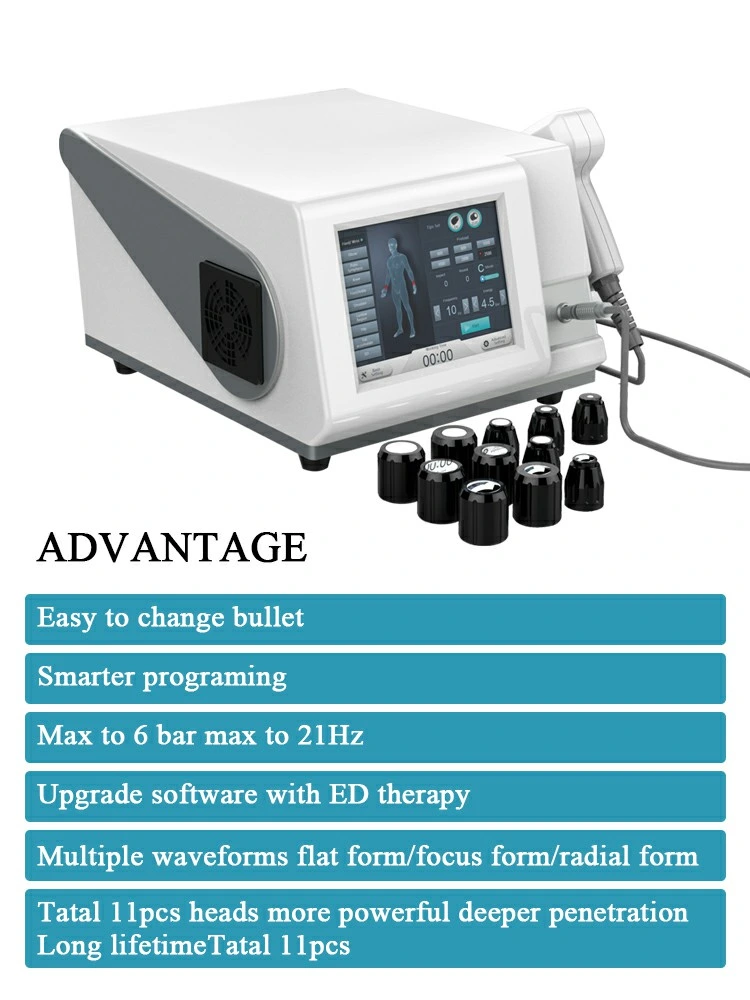 Shock Wave Therapy Portable ED Machine Physiotherapy Reduce Pain Equipment