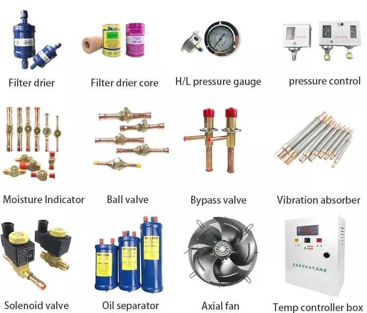 Small Air-Cooled Chiller Laser Cutting and Marking Machine Cooler R410A Refrigeration Unit Process Cooling Economical Cold Water