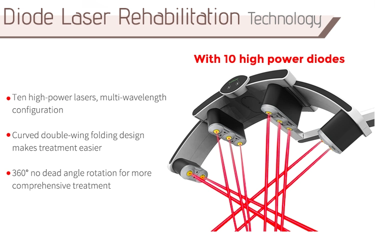 2023 405nm/532nm/635nm Emerald Low Level Laser Physiotherapy Weight Loss Machine for Sale