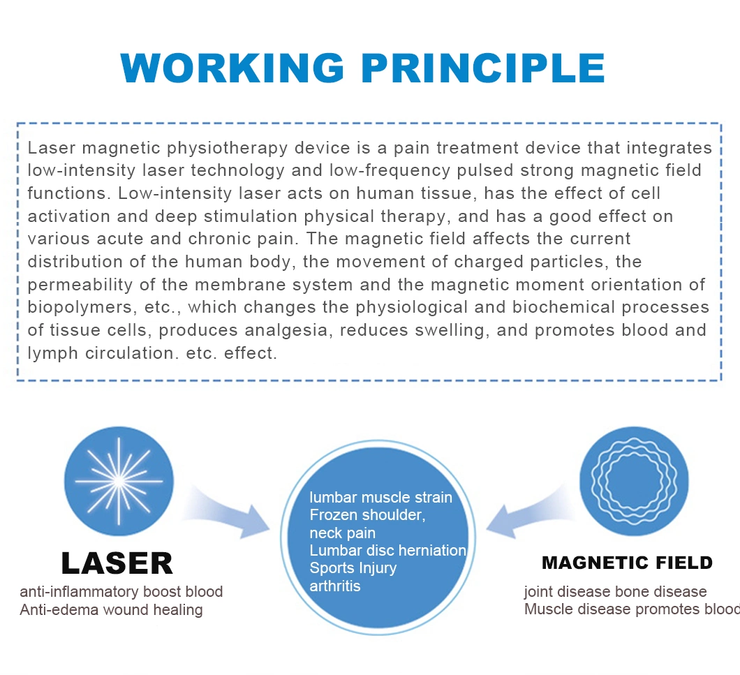 Laser Magneto Joint Pain Relief Electromagnetic Therapy Machine