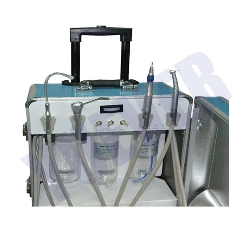 Mobile Dental Unit with Built in Air Compressor Suction Unit Veterinary Pet Medical Dental Supply