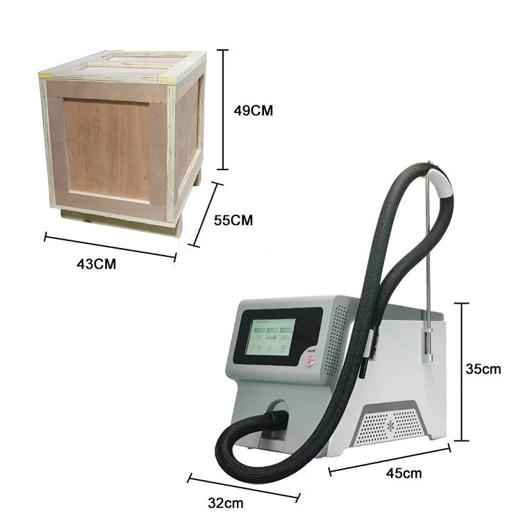 Skin Cooler Machine Laser Treatment Skin Cooler Reduce The Pain Air Cooling Devices -30c Cryo Cold Skin Cooling Machine