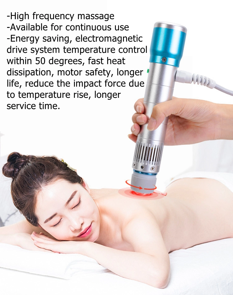 Physiotherapy Equipment Extracorporeal Shockwave Therapy Medical Pain Relief Device