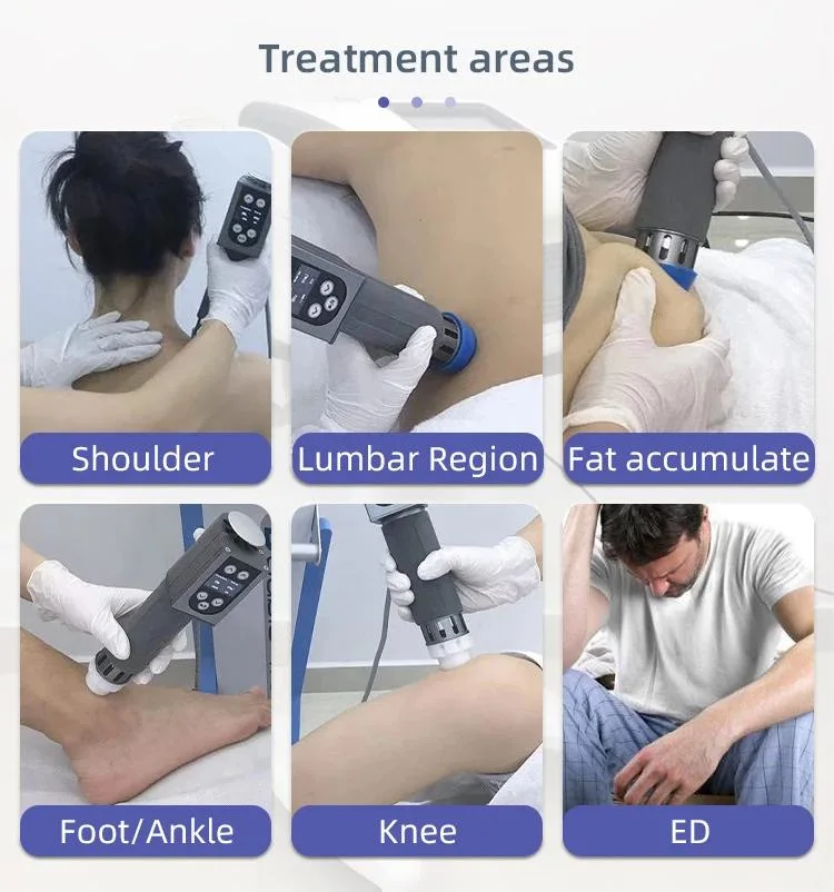 ED Therapy Shock Wave Machine Extracorporeal Shockwave Device with Good Price Double Channel Elec Shock Wave