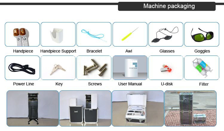 Professional 755 1064 808nm Diode Laser Hair Removal Machine for Sales Vertical Hair Removal Appliances Permanent Painless IPL+Diode +YAG Laser 3 Into 1