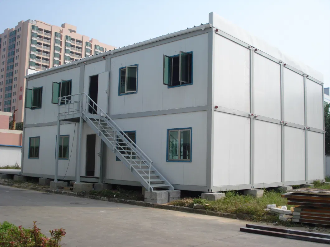 Prefab Modular Container Home for Camp Site Flat Pack Steel Container House