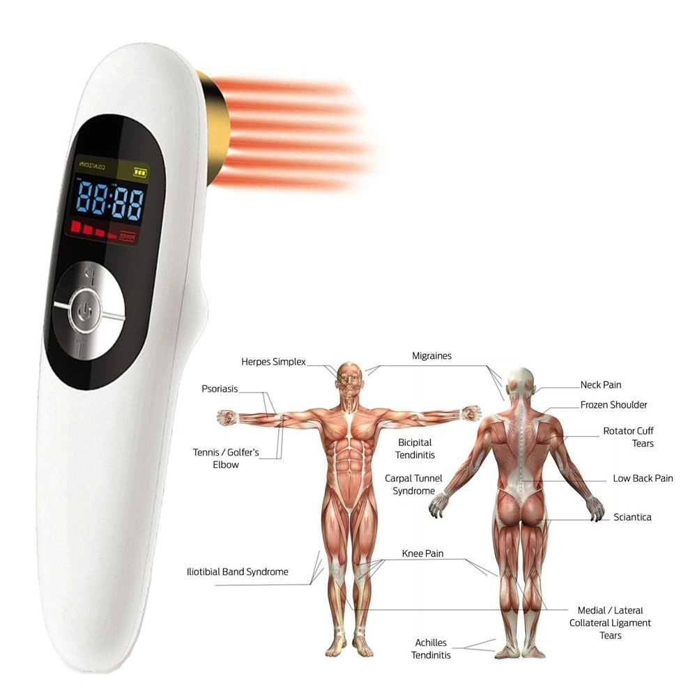 Lllt Physical Veterinary Laser Therapy Equipments Pain Relief Cold Laser Therapy Device for Arthritis, Injury, Knee Pain