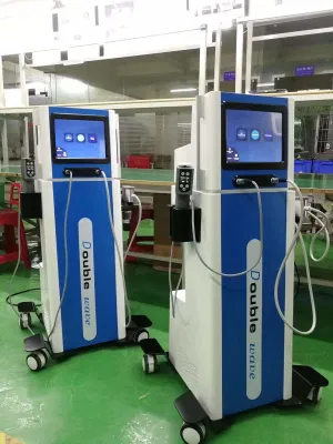 Doble manijas Shockwave Terapia Equipo físico Terapia Física Shockwave Shock Wave for ED