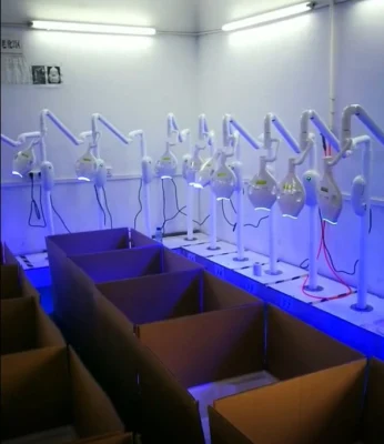 Dental dientes máquina blanqueadora dientes blanqueador LED lámpara de luz fría Acelerador de blanqueo dientes LED blanqueador máquina con control remoto