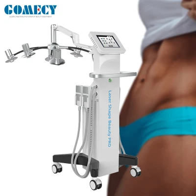 Lipo láser 6D Adelgazar EMS Crio la conformación de 635nm láser frío la quema de grasa de eliminación de celulitis Lipo Laser