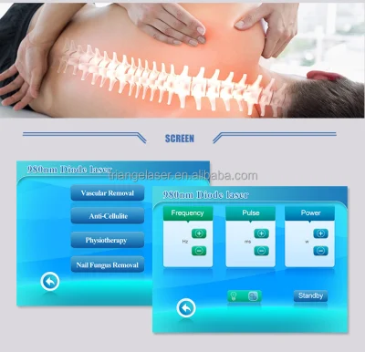 Nuevo diseño clase 4 Terapia láser Biopráctica para el dolor Alivio 980nm máquina de terapia