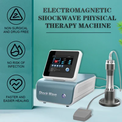 Terapia portátil de ondas de choque Clínica de tratamiento de Fisioterapia Masaje facial eléctrico Máquina