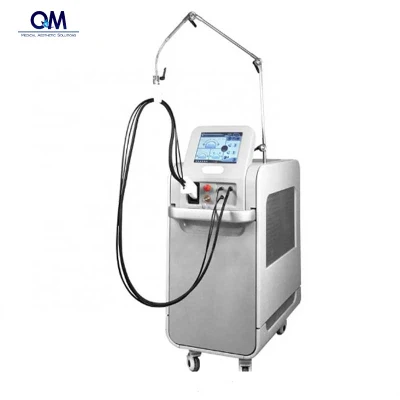 Qm Venta caliente profesional Alexandrite Laser depilación 755nm 1064nm Alexandrite láser para Salon SPA con dispositivo de enfriamiento de la piel Alexandrite Láser de eliminación del vello