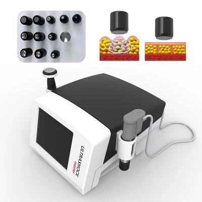 Ortopedia Ultrashock Master Terapia de doble asa Ultrasonido alivio del dolor Shockwave Máquina de terapia para humanos