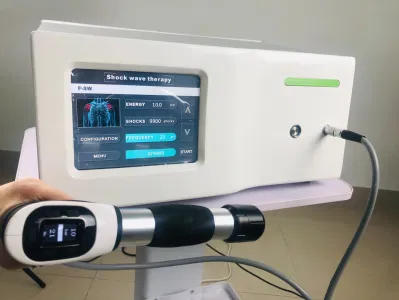 Máquina de tratamiento de ondas sonoras para aliviar el dolor en el salón