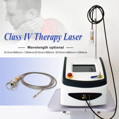 Nuevo diseño clase 4 Terapia láser Biopráctica para el dolor Alivio 980nm máquina de terapia