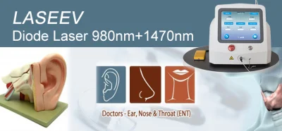 2022 Nuevo diseño 980nm 1470nm Diodo de corte de tejido blando Ent Equipo de cirugía láser