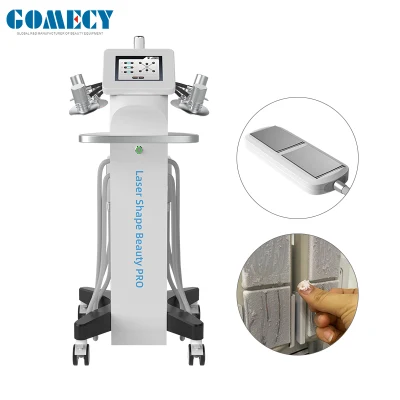 Lipo láser 6D Adelgazar EMS Crio la conformación de 635nm láser frío la quema de grasa de eliminación de celulitis Lipo Laser