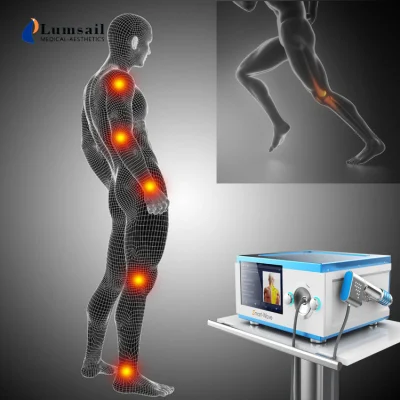 1-5 Bar Shockwave Impotencia Tratamiento de Fisioterapia de Onda de Choque de la Máquina para el Alivio del Dolor