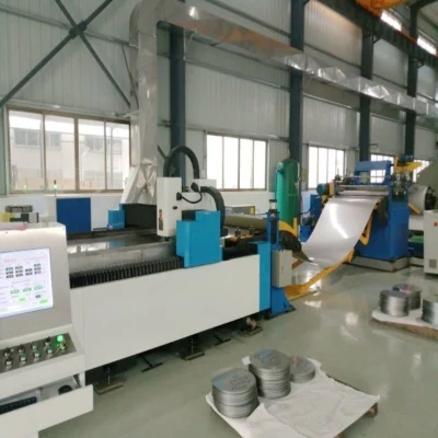 Máquina de láser de rollo de hojas de bobina galvanizado de acero inoxidable para Bobina metálica de laminado en frío/caliente