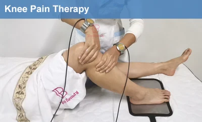Rehabilitación de fisioterapia del deporte de radiofrecuencia Tecar Terapia con el cuidado del cuerpo de la máquina de Shockwave