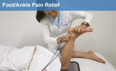 Rehabilitación de fisioterapia del deporte de radiofrecuencia Tecar Terapia con el cuidado del cuerpo de la máquina de Shockwave