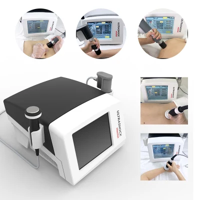 Ortopedia Ultrashock Master Terapia de doble asa Ultrasonido alivio del dolor Shockwave Máquina de terapia para humanos