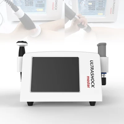 Ortopedia Ultrashock Master Terapia de doble asa Ultrasonido alivio del dolor Shockwave Máquina de terapia para humanos