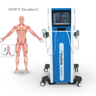 Doble manijas Shockwave Terapia Equipo físico Terapia Física Shockwave Shock Wave for ED