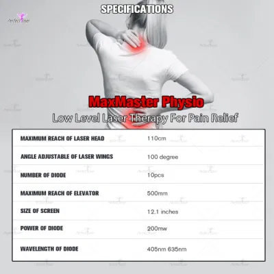 CE Laser Physio máquina de Terapia dolor abdominal dispositivo frío