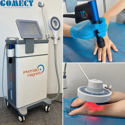 GMS Pmst Wavemagnetophysio+Shockwave+mango infrarrojo 3in 1machine más nuevo eléctrico V43 Shockwave Precio de la máquina de terapia