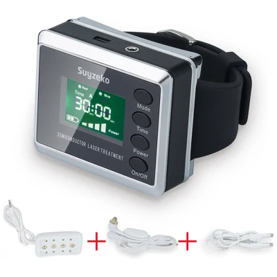 Dispositivos PDT presión arterial glucosa tratamiento para el dolor de la diabetes Relevación Rinitis Cold Laser Light Therapy Relojes