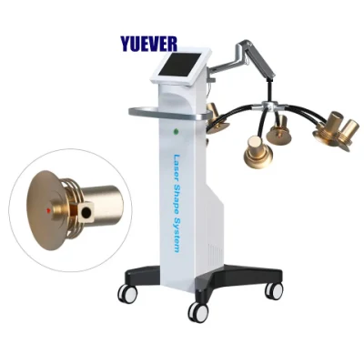 Yuever Medical 532nm Verde Luz fría láser quema de grasa 6D Máquina de adelgazamiento corporal con forma de láser