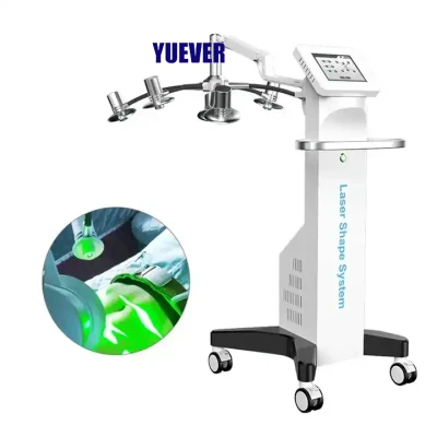 Yuever Medical 532nm Verde Luz fría láser quema de grasa 6D Máquina de adelgazamiento corporal con forma de láser