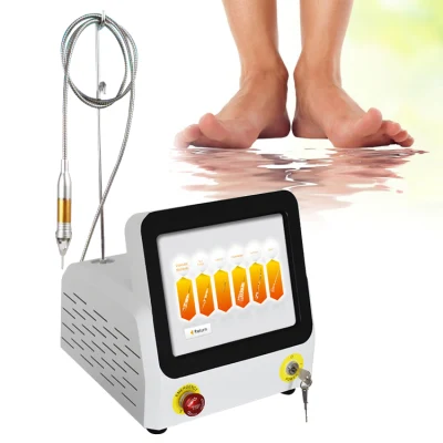 2022 Trianglemed Clase IV 980 Fibra Diodo Hongos en las uñas Terapia con láser Podología Máquina de tratamiento de onicomicosis