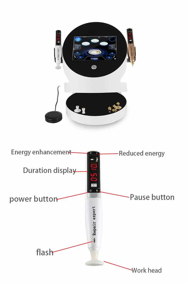 Professional Korea Ozone Cold 2 in 1 Plasma Pen