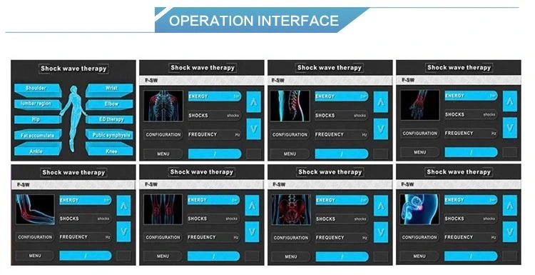 Portable Equipo De Fisioterapia Shockwave Therapy Machine Europe for Erectile Dysfunction