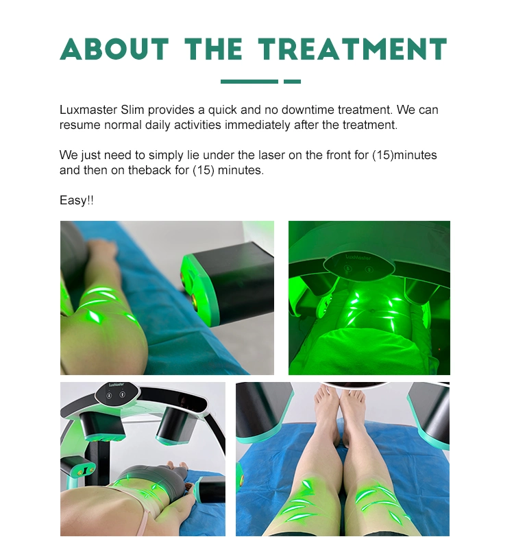 532nm Laser Luxmaster Beauty Machine Green Light Laser Cold Laser Therapy for Weight Loss Low Level Laser Therapy 10 D Low Level Laser Therapy