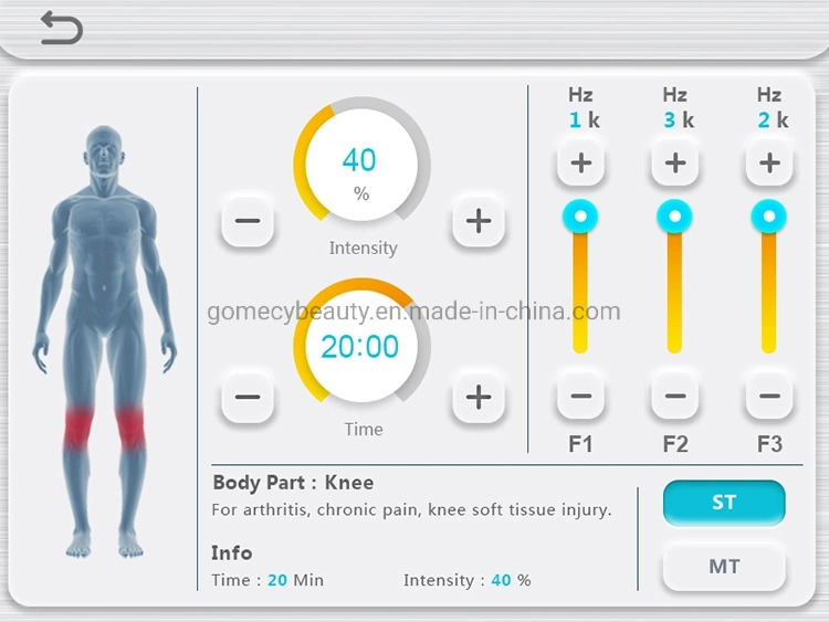 Physiotherapy Equipment Shockwave Multifunctional Shockwave Infrared Therapy