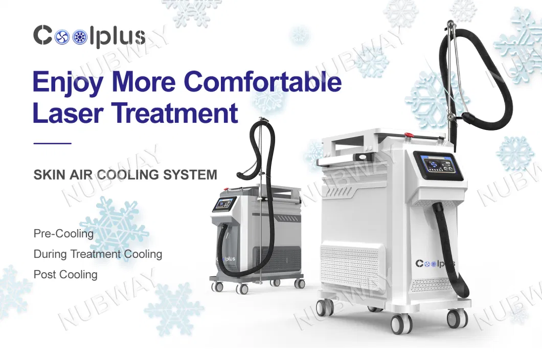 CE Approved China Nubway Cheap High Power Professional Cold Cryo ND YAG Laser Tattoo Removal Skin Care Air Cooling System Beauty Machine for Laser Treatment