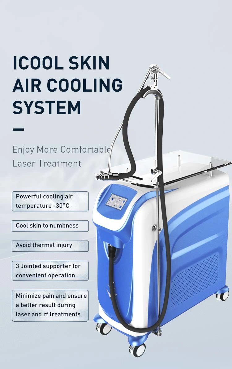 Zimmer Laser Skin Cooler Reduce The Pain Beauty Machine Air Cooling Devices