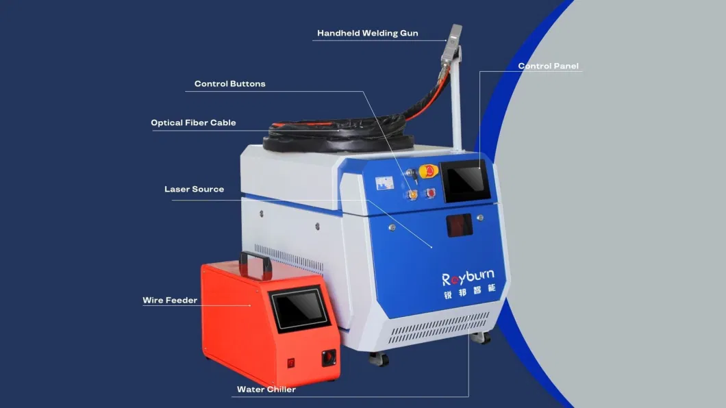 Discount Price 1000watt Cold Portable Hand-Held 2mm Thickness Fiber Laser Welding Machine for Iron Steel Metal Welding