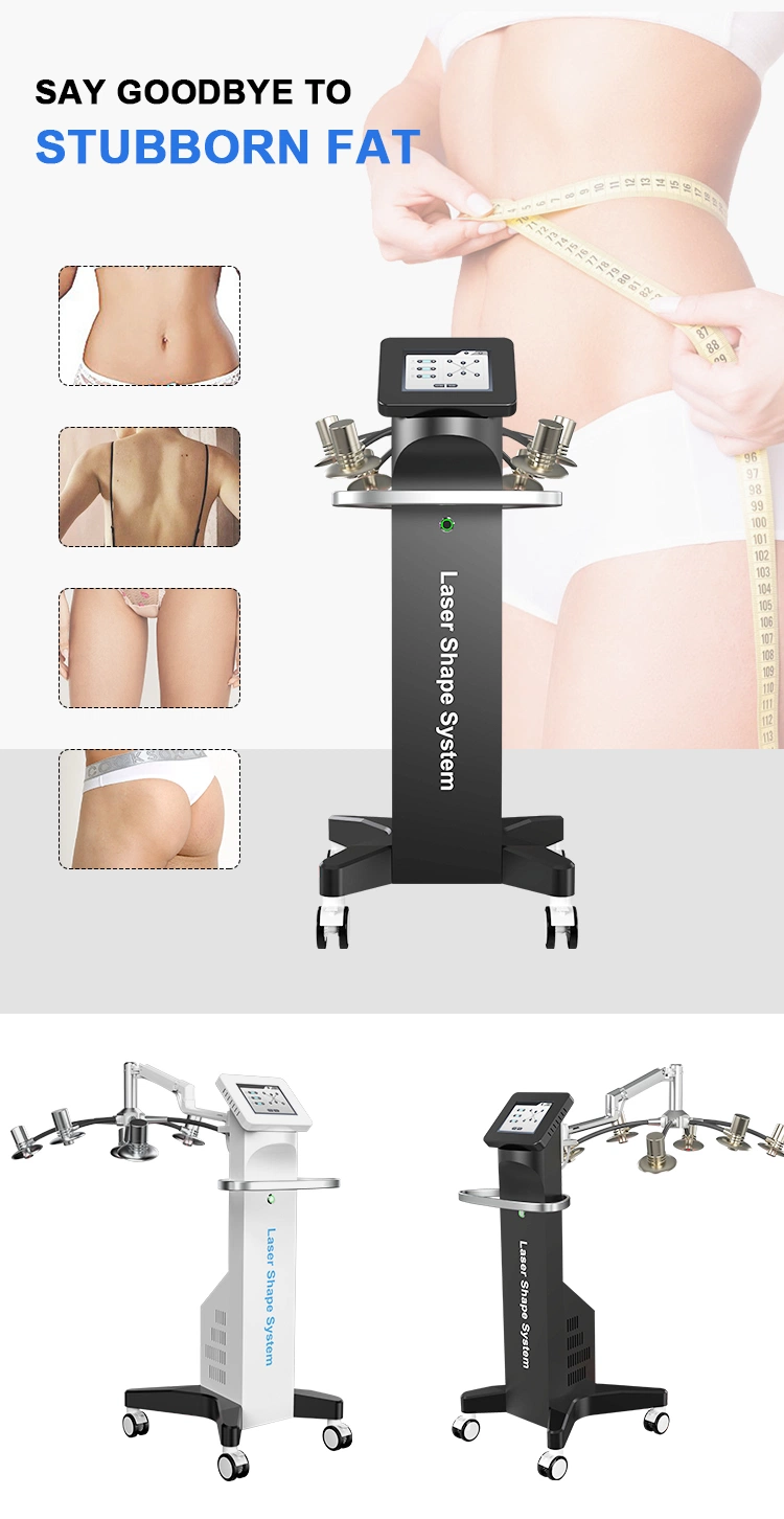 Non Invasive Lipo Slim 6D 635nm Red Light Therapy Cold Source Lipo Laser Body Shaping Slimming Machine for Commercial