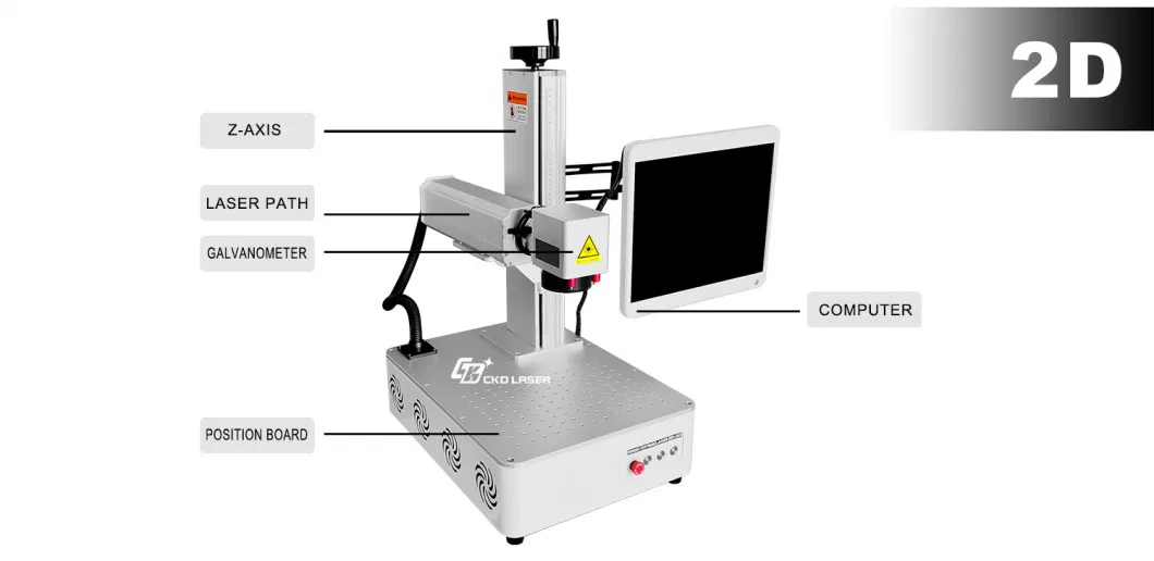 High-Accuracy 3D Fiber Laser Marking Machine for Precise 3D Embossing