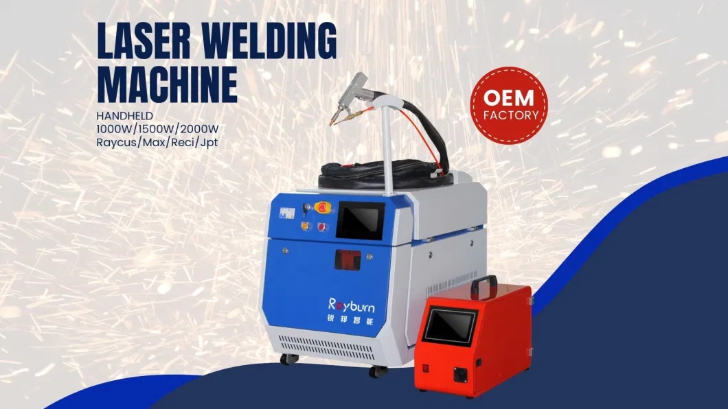 Discount Price 1000watt Cold Portable Hand-Held 2mm Thickness Fiber Laser Welding Machine for Iron Steel Metal Welding