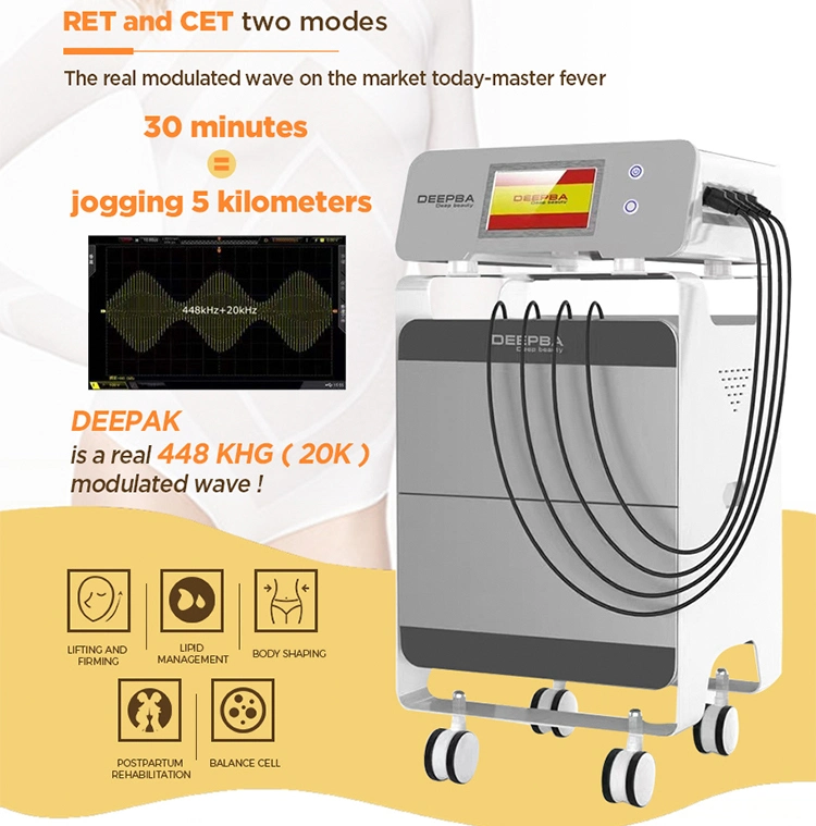 Monopole RF Diathermy Physical Pain Relief Tecar Machine for Clinic