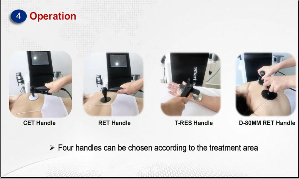 Factory Offer 3 in 1 Rehabilitation Equipment 450kHz Radiofrequency Tecar Therapy Machine with Shockwave &amp; Ultrasound